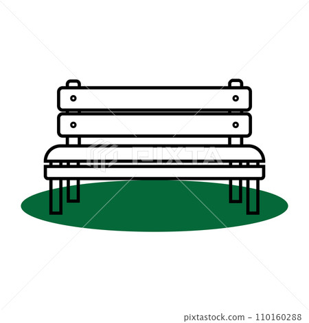 garden chair icon garden chair icon 110160288