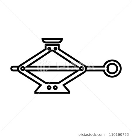 car jack icon car jack icon 110160733