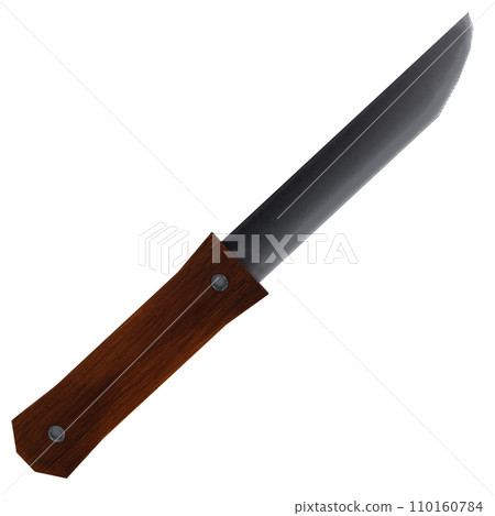 Kitchen Knife isolated on white background 110160784