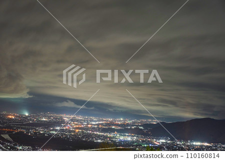 Night view of Zenkojidaira seen from Obasute SA Night view of Zenkojidaira seen from Obasute SA 110160814