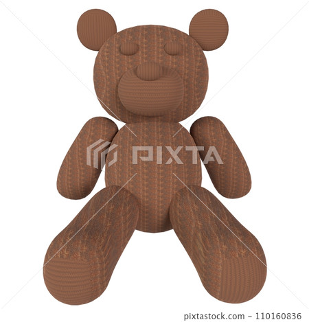 Toy Bear isolated on white background Toy Bear isolated on white background 110160836