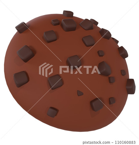 Cookie isolated on white background Cookie isolated on white background 110160883