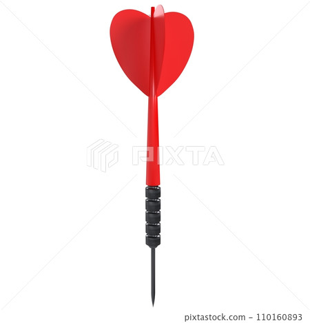 Dart isolated on white background 110160893
