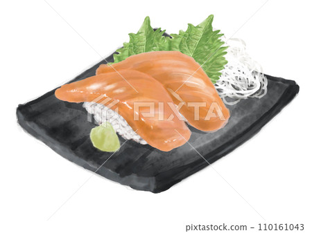 水彩壽司_鮭魚01_5 110161043