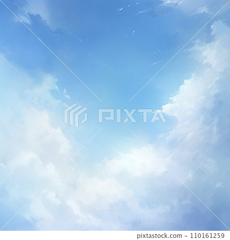 藍天AI影像中漂浮的雲彩背景 110161259