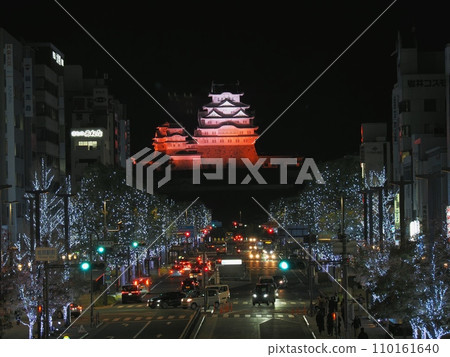 國寶姬路城夜景與大手前街燈光秀 國寶姬路城夜景與大手前街燈光秀 110161640
