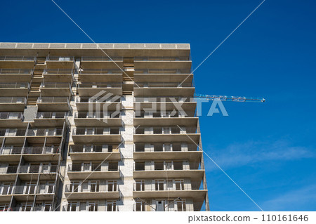 Construction of a high residential building, new area Construction of a high residential building, new area 110161646