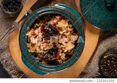 Bigos - traditional Polish food. Bigos - traditional Polish food. 110162258