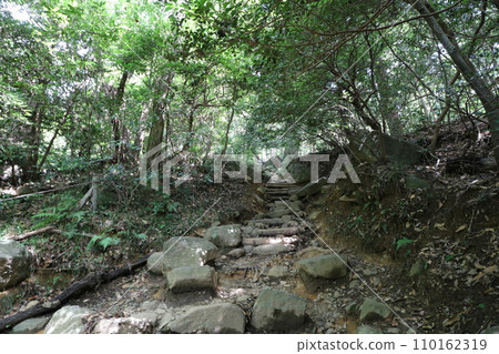 Mt. Tsukuba mountain trail in Ibaraki Prefecture in September 2023 110162319