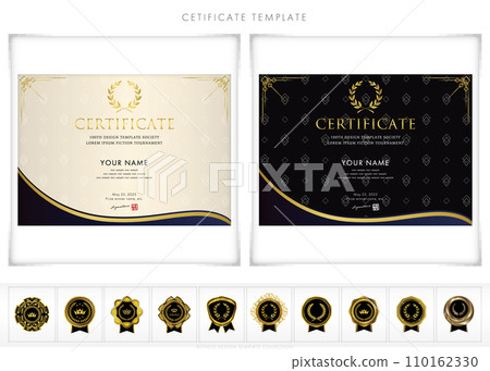 Certificate 130 (horizontal) certificate award certificate celebration Certificate 130 (horizontal) certificate award certificate celebration 110162330