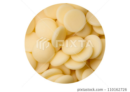 Round granules of sweet confectionery chocolate as an ingredient for preparing desserts Round granules of sweet confectionery chocolate as an ingredient for preparing desserts 110162726