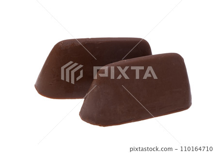 chocolate candies isolated 110164710