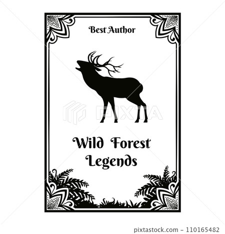 Silhouette of Deer 110165482