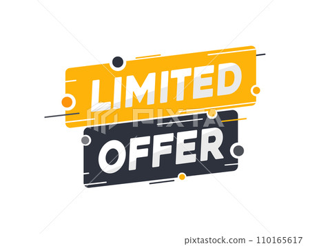 Limited Offer Label Icon 110165617