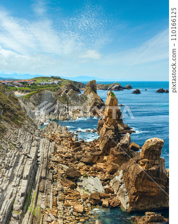 Atlantic Ocean coastline landscape. Atlantic Ocean coastline landscape. 110166125