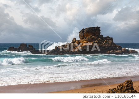 Cordoama beach (Algarve, Portugal). Cordoama beach (Algarve, Portugal). 110166144