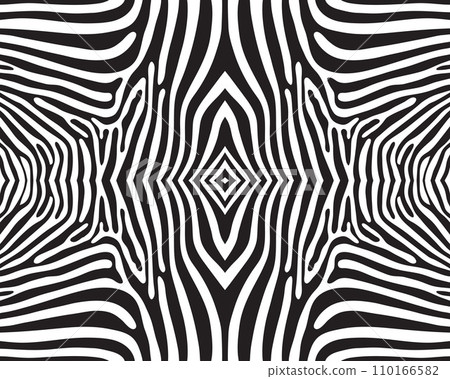 Seamless pattern of zebra skin, black color on a white background Seamless pattern of zebra skin, black color on a white background 110166582