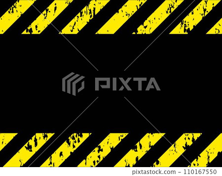 blurred warning frame on black background blurred warning frame on black background 110167550