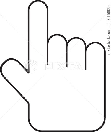 The hand click point for choice or wed concept. The hand click point for choice or wed concept. 110168093