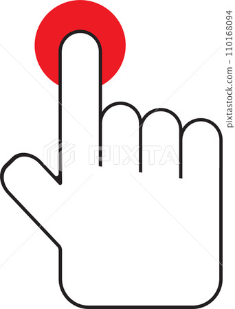 The hand click point for choice or wed concept. The hand click point for choice or wed concept. 110168094