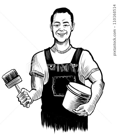 painter, man, male 110168514