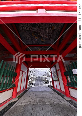 Kosanji Temple in winter 110168562