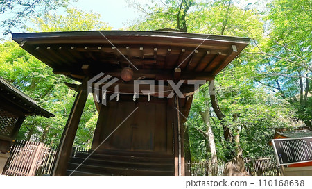Junisha Kumano Shrine Shinjuku Ward, Tokyo, Japan. A shrine full of nature near Shinjuku Central Park Junisha Kumano Shrine Shinjuku Ward, Tokyo, Japan. A shrine full of nature near Shinjuku Central Park 110168638