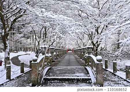 Kosanji Temple in winter 110168652