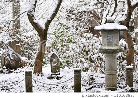 Kosanji Temple in winter Kosanji Temple in winter 110168653