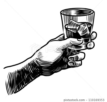 whiskey, glass, alcohol 110169353