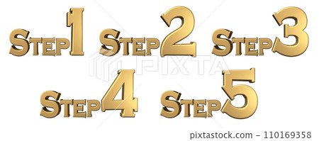 3DCG characters [Step1/Step2/Step3/Step4/Step5] Gold, gold 110169358