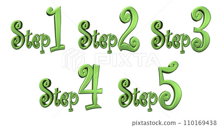 3DCG 角色 [Step1/Step2/Step3/Step4/Step5] 綠色、綠色 110169438