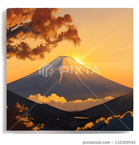 Shining Mt. Fuji 110169592