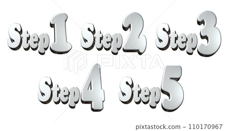 3DCG characters [Step1/Step2/Step3/Step4/Step5] Silver, Silver 110170967