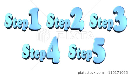 3DCG characters [Step1/Step2/Step3/Step4/Step5] Blue, Blue 110171033