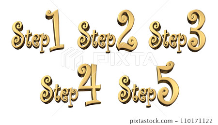 3DCG characters [Step1/Step2/Step3/Step4/Step5] Gold, gold 110171122