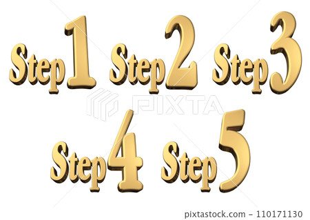 3DCG characters [Step1/Step2/Step3/Step4/Step5] Gold, gold 110171130
