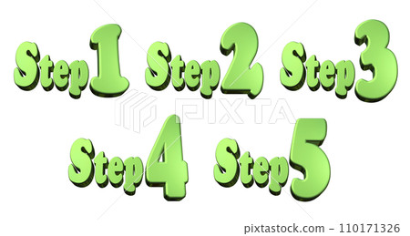 3DCG characters [Step1/Step2/Step3/Step4/Step5] Green, Green 110171326