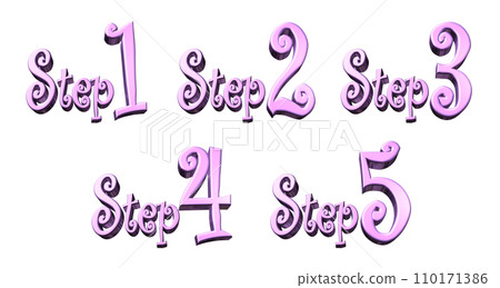 3DCG characters [Step1/Step2/Step3/Step4/Step5] Purple, purple 110171386