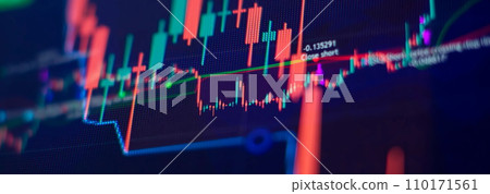 market investment trading. Financial chart with up trend line graph. Wealth management with risk diversification concept. market investment trading. Financial chart with up trend line graph. Wealth management with risk diversification concept. 110171561