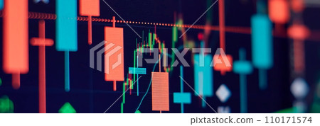 market investment trading. Financial chart with up trend line graph. Wealth management with risk diversification concept. market investment trading. Financial chart with up trend line graph. Wealth management with risk diversification concept. 110171574