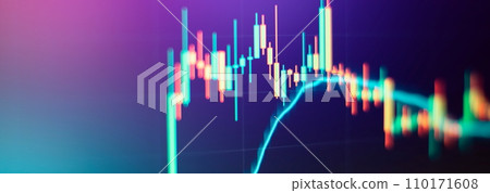 Financial investment concept. Economy trends background for business idea and all art work design. Abstract finance background. Financial investment concept. Economy trends background for business idea and all art work design. Abstract finance background. 110171608