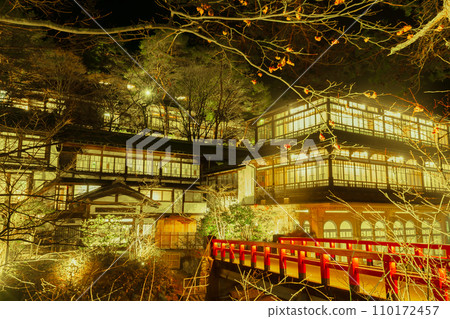 四萬溫泉積善館點燈（群馬縣） 110172457