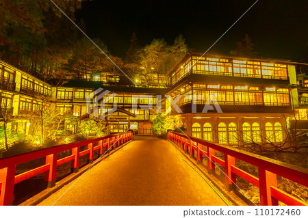 Shima Onsen Sekizenkan illuminated (Gunma Prefecture) Shima Onsen Sekizenkan illuminated (Gunma Prefecture) 110172460