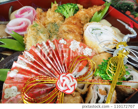 2024, wife's home-cooked meals, New Year's food, family reunion, homecoming, Japanese traditions, happy family 110172707