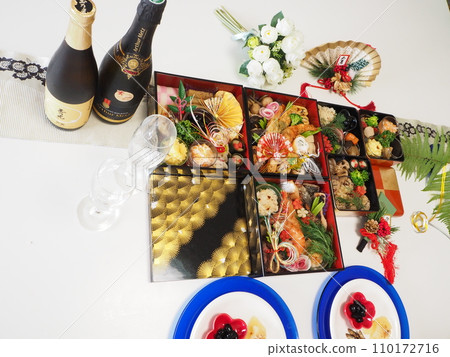 2024, wife's home-cooked meals, New Year's food, family reunion, homecoming, Japanese traditions, happy family 2024, wife's home-cooked meals, New Year's food, family reunion, homecoming, Japanese traditions, happy family 110172716