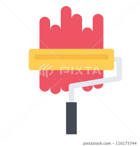 design vector image icons paint roller design vector image icons paint roller 110175744