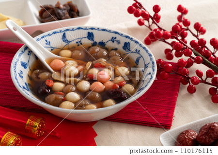 湯圓 冬至 紅色 白色 粉色 Tang yuan タンユエン 団子 110176115