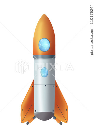 Fantastic space rocket. Fantastic space rocket. 110176244