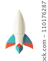 A futuristic alien shuttle. 110176287